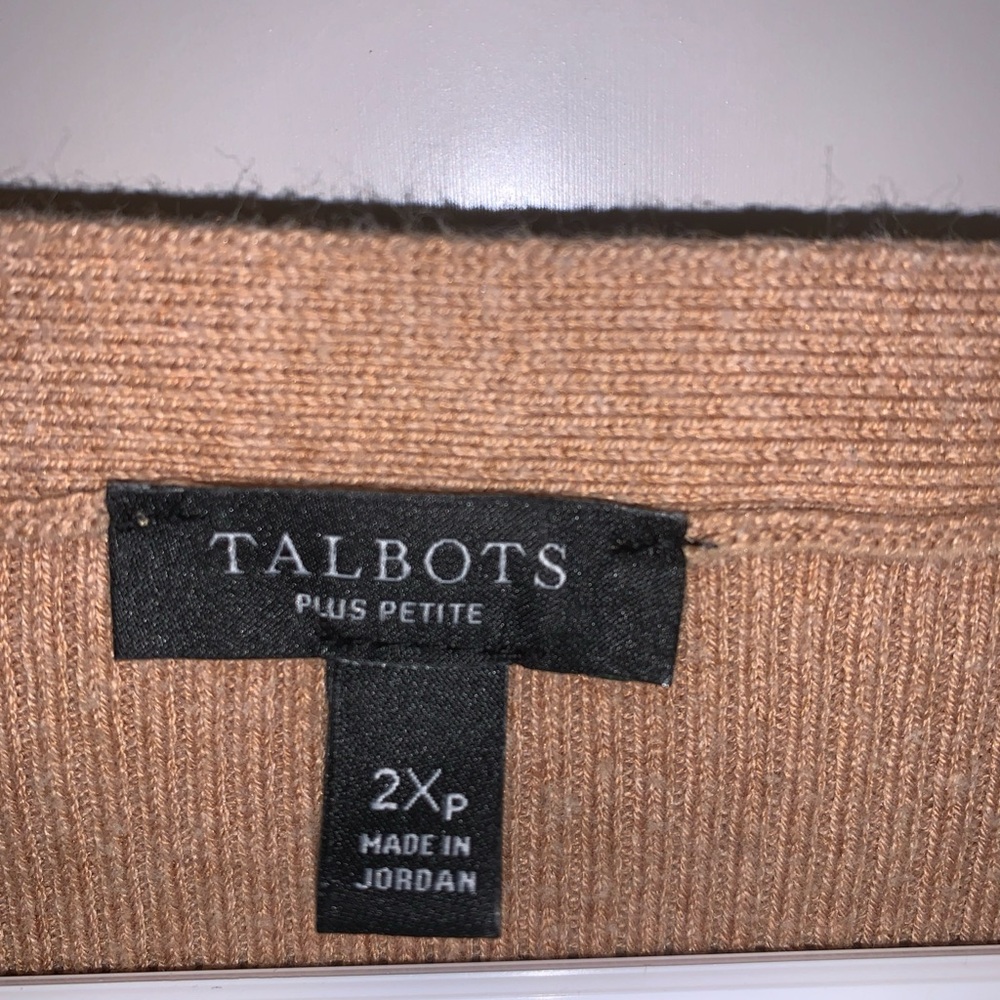 Talbots Women’s Brown Modal Sweater Size 2XP - Picture 2 of 4